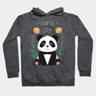 Earth Day With Cute Panda Hoodie